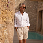 SHORT LIN BEIGE